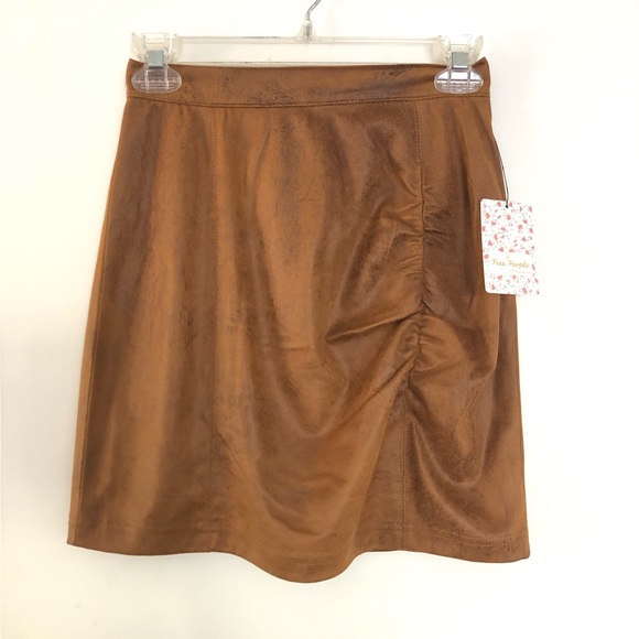 Free People Ruched Mini Skirt - Picture 5 of 7